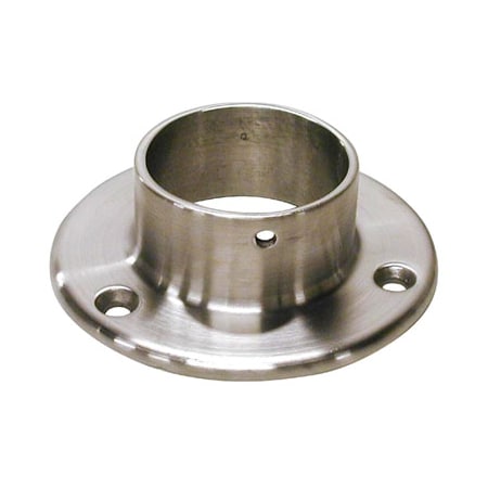 Lavi 2 In. Satin Solid Stainless Steel Wall Flange